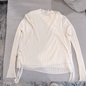 Helmut Lang size Large blouse with side ties.